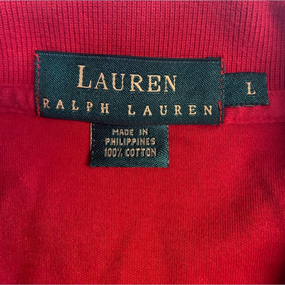 Lauren Ralph Lauren Short Sleeve Polo Shirt Men’s Large - Picture 3 of 4